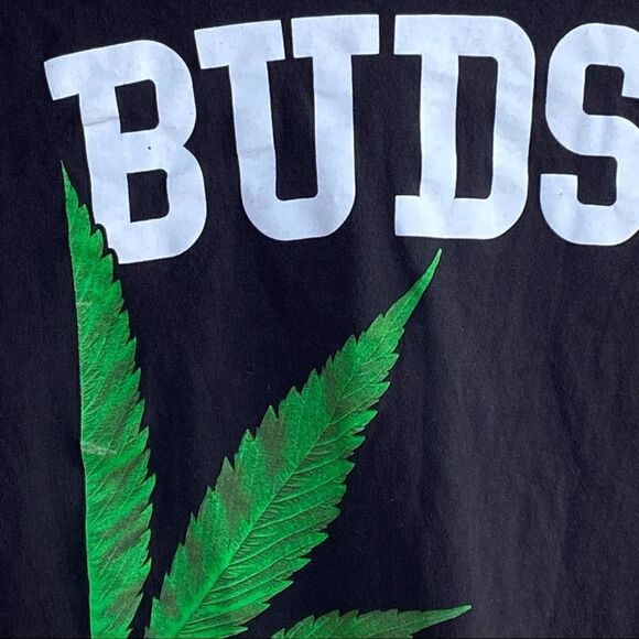 Buds black Mens Tshirt medium - Picture 3 of 3